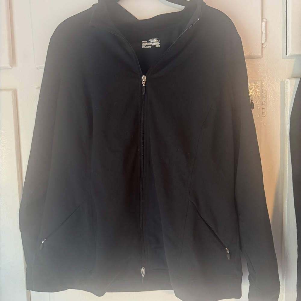Jockey Black Full-Zip Jacket